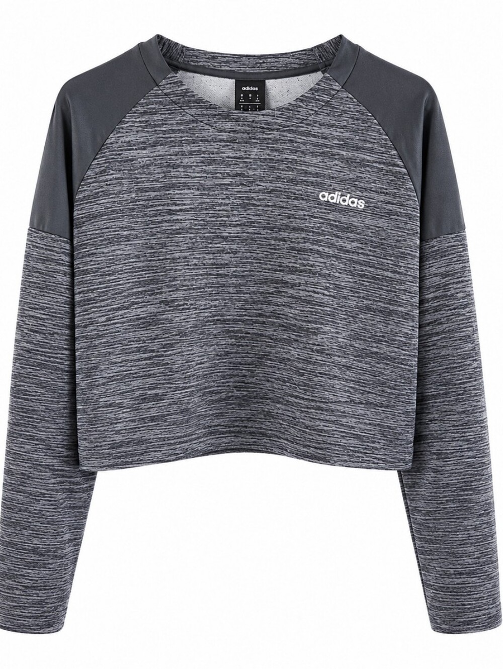 Adidas Heather Grey Crop Top XL
